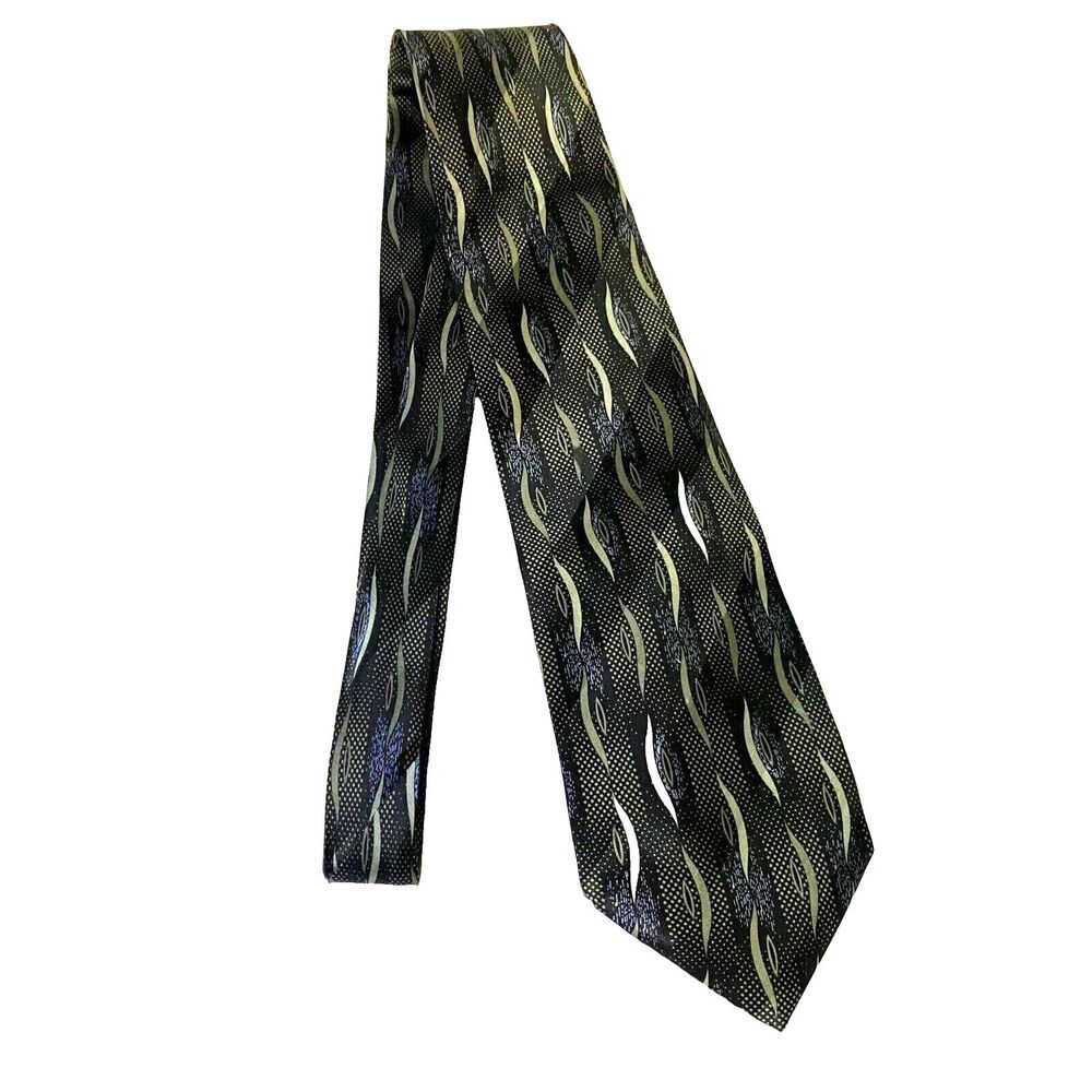 #6678 Shades of Green Mens Necktie, Tie